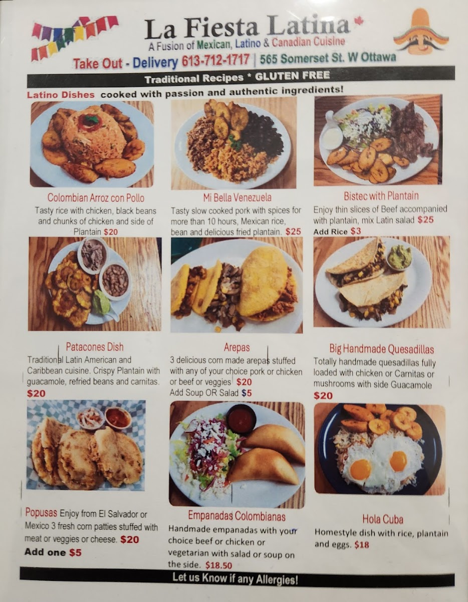 La Fiesta Latina Photo Menu 10