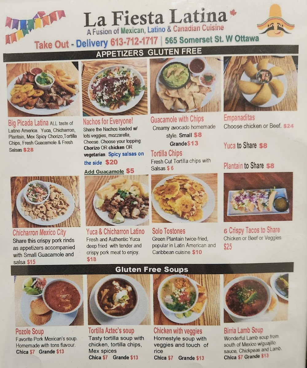 La Fiesta Latina Photo Menu 4