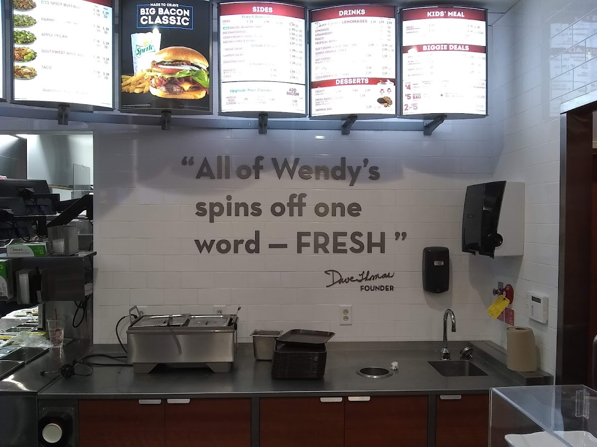 Wendy's Photo Menu 1