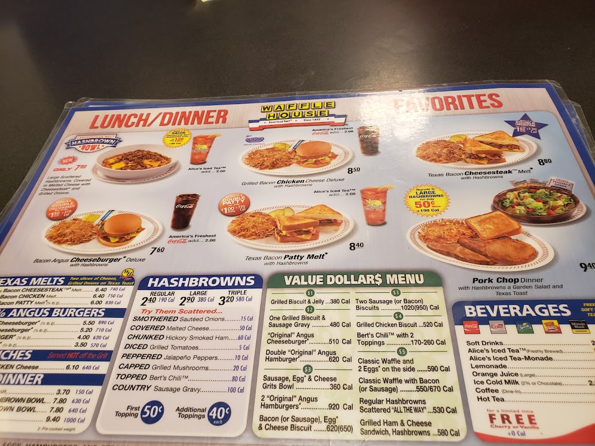 Waffle House Photo Menu 5