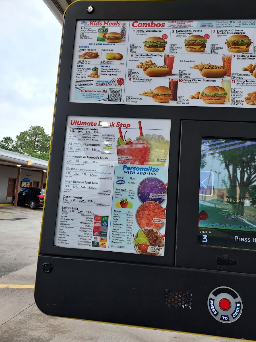 Sonic Drive-In Photo Menu 3