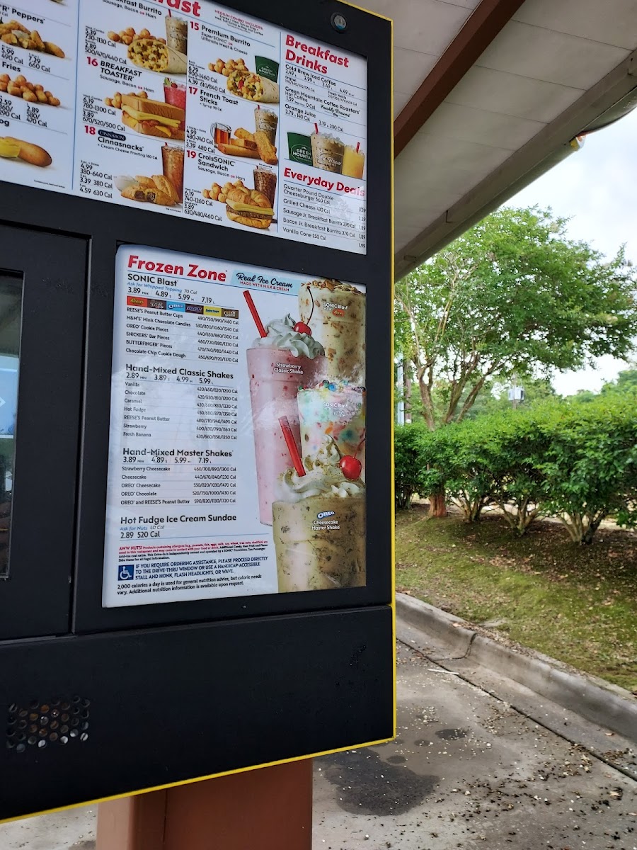 Sonic Drive-In Photo Menu 5