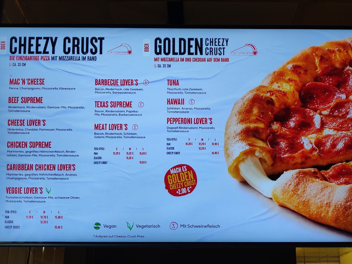 Pizza Hut Photo Menu 1