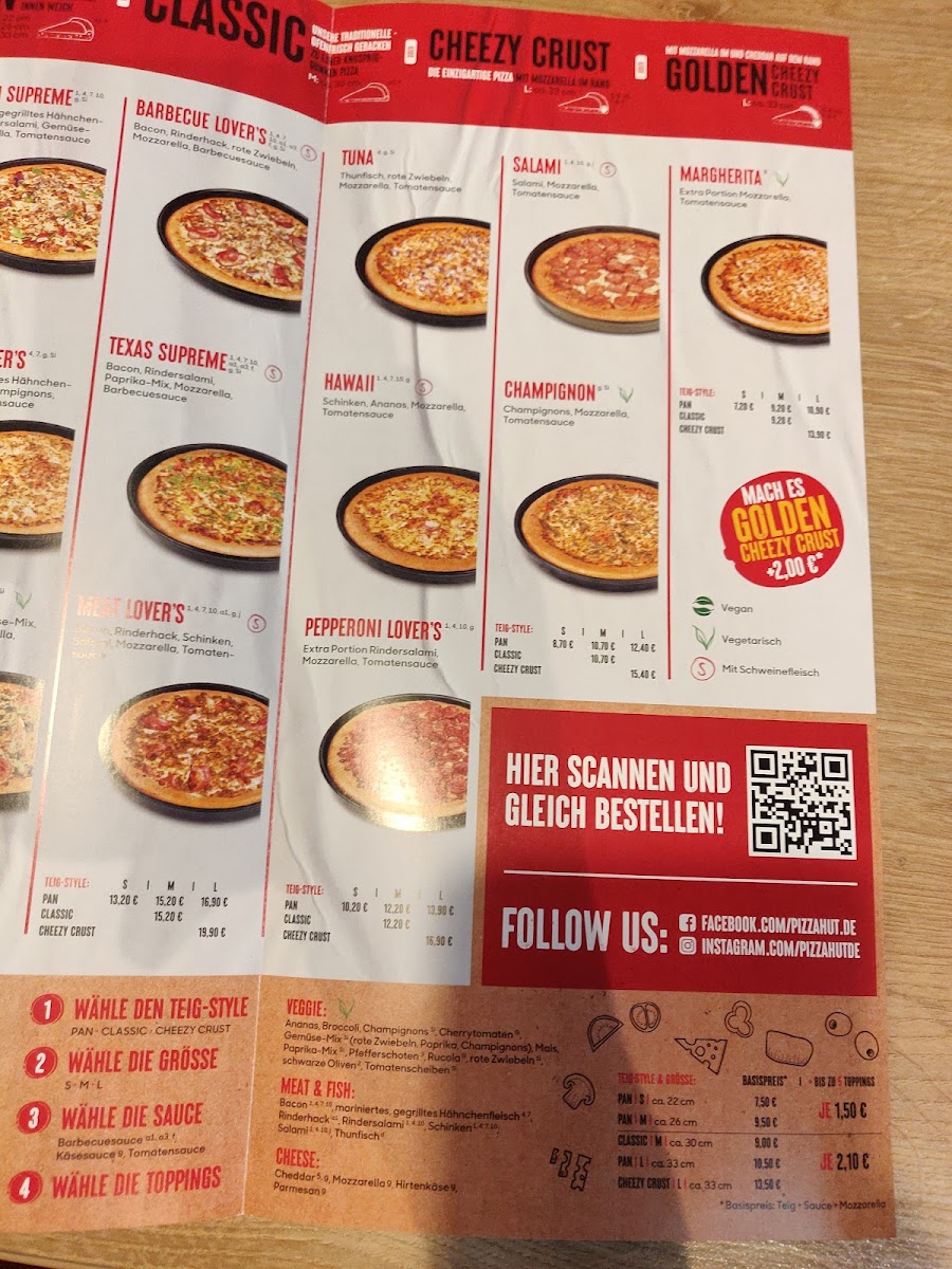 Pizza Hut Photo Menu 2