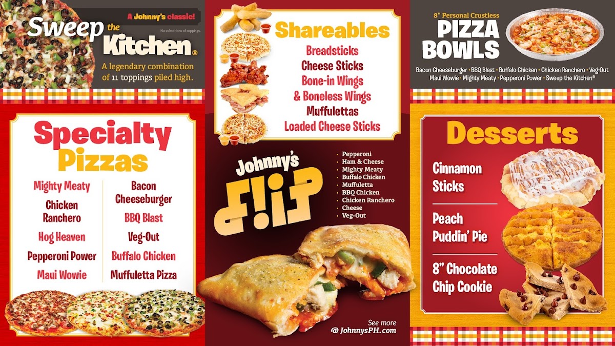 Johnny's Pizza House Photo Menu 1