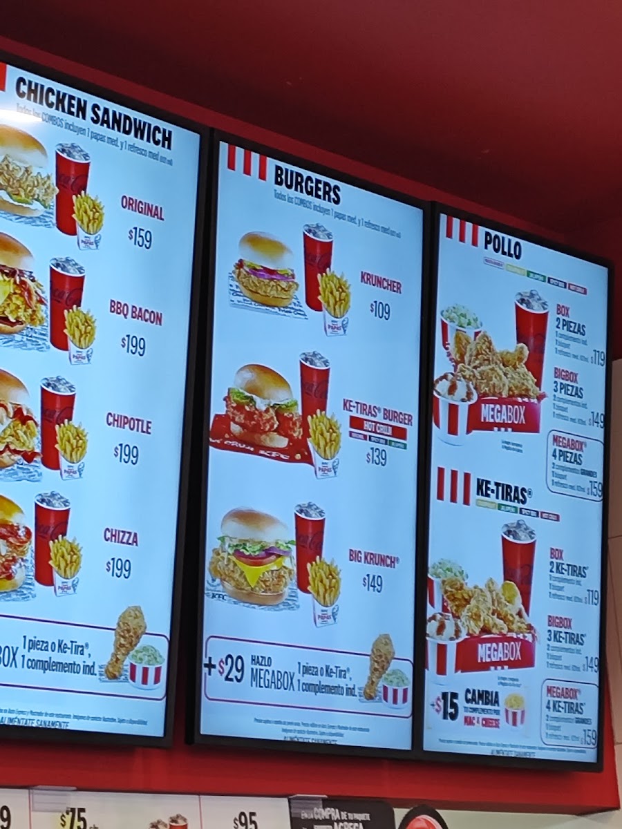 KFC Photo Menu 10