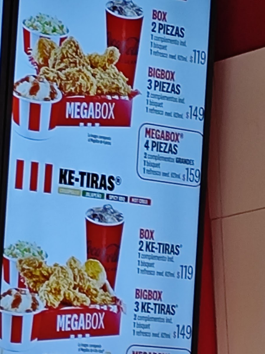 KFC Photo Menu 3