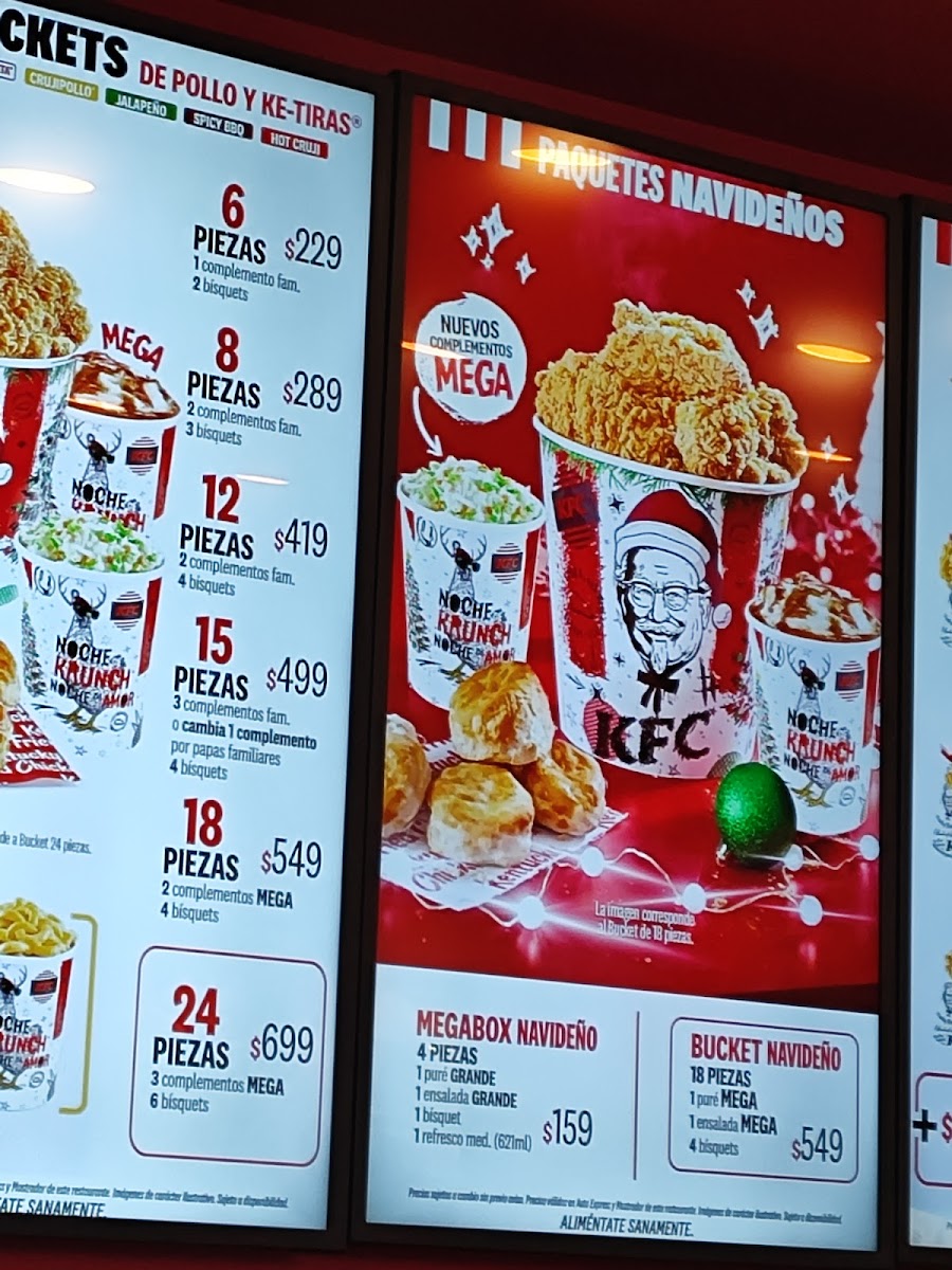 KFC Photo Menu 4