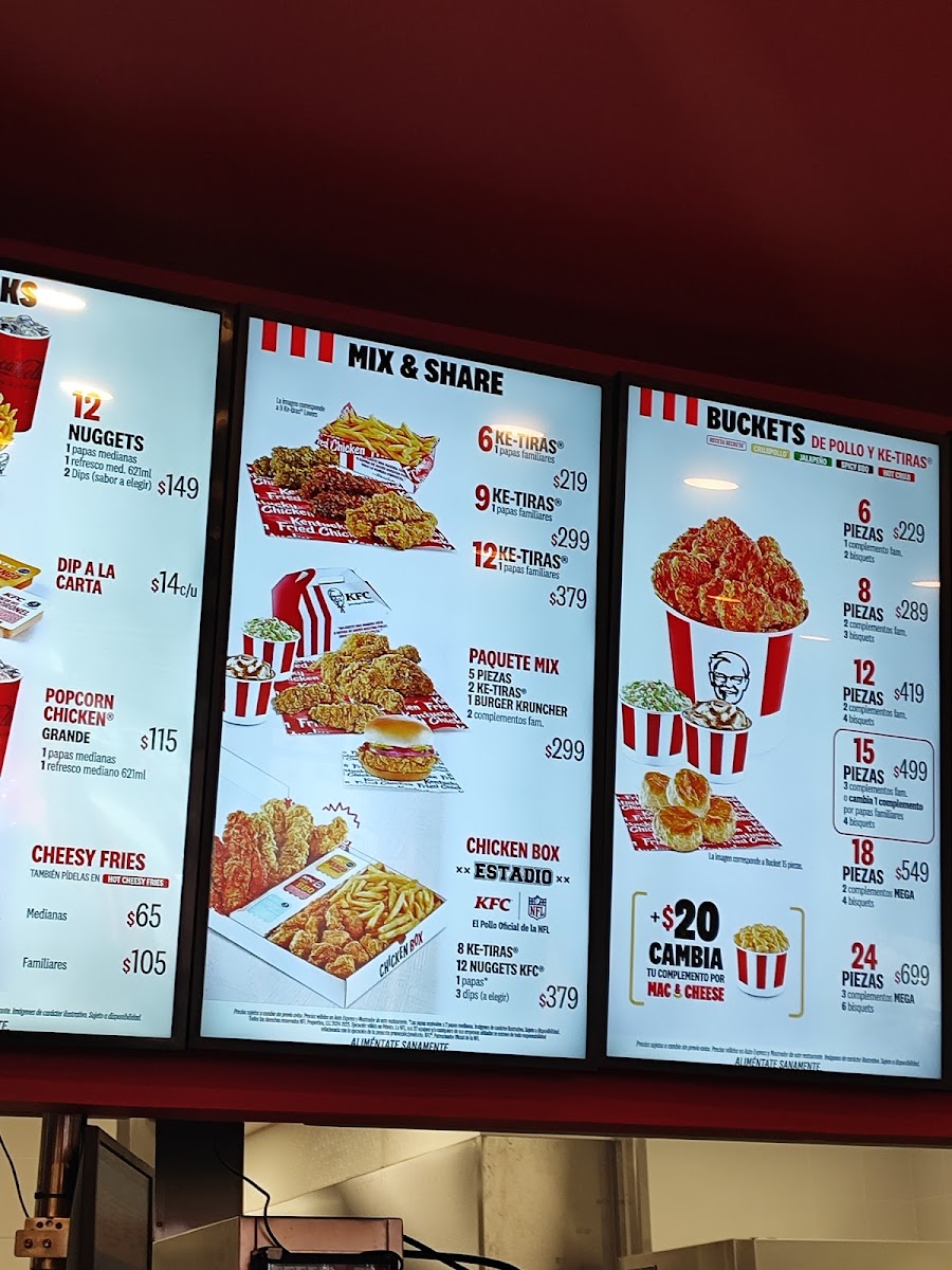 KFC Photo Menu 6
