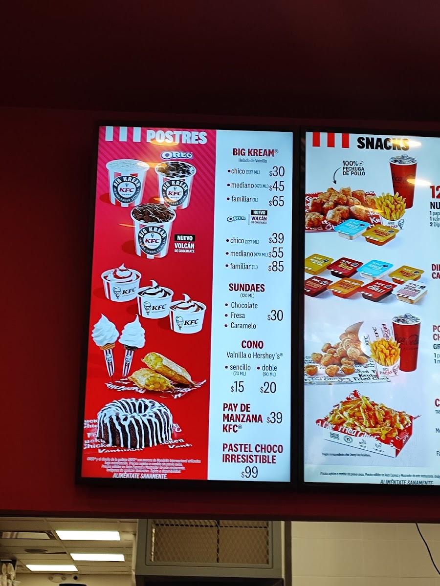 KFC Photo Menu 7