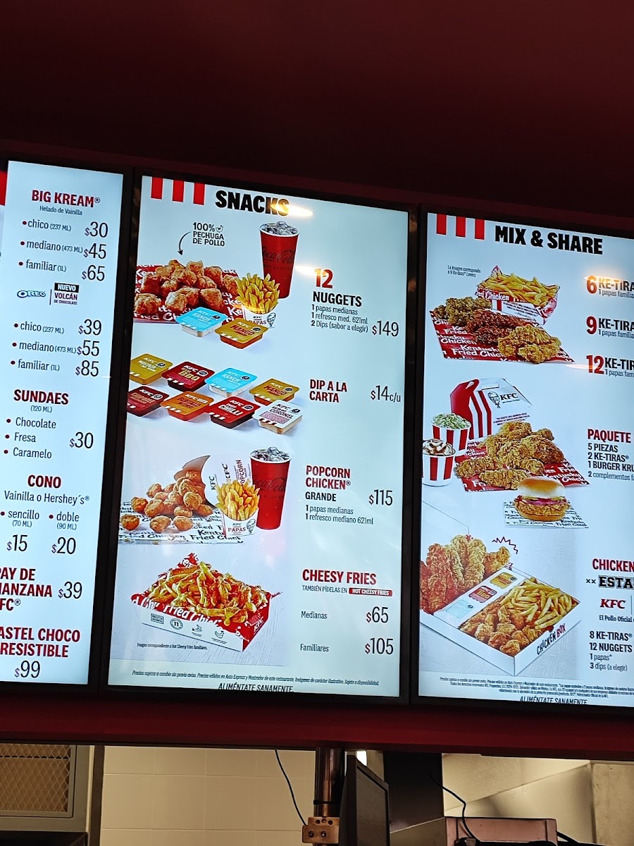 KFC Photo Menu 9