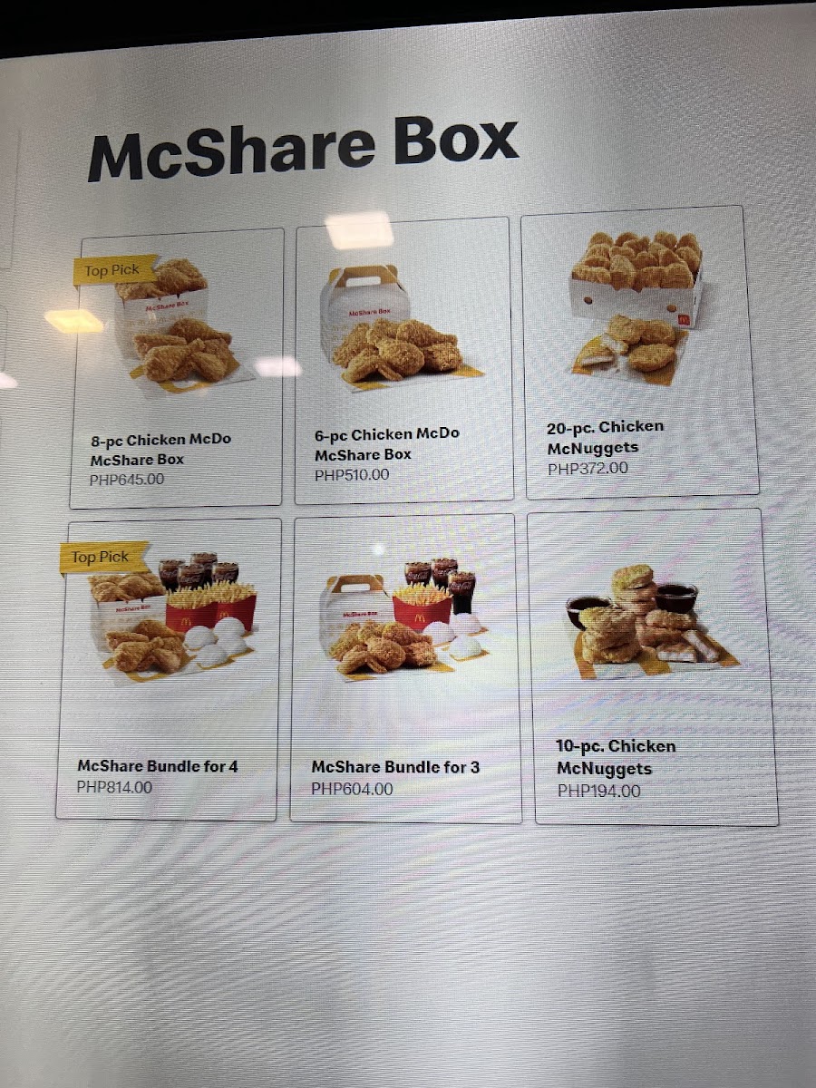 McDonald's Photo Menu 2