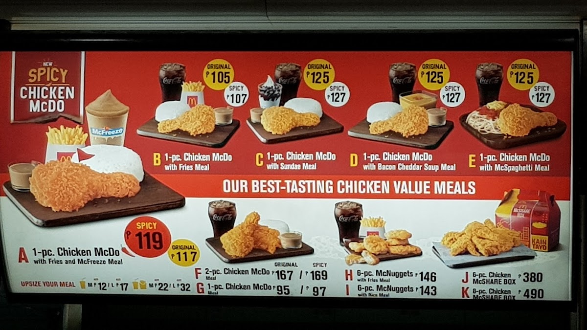 McDonald's Photo Menu 4