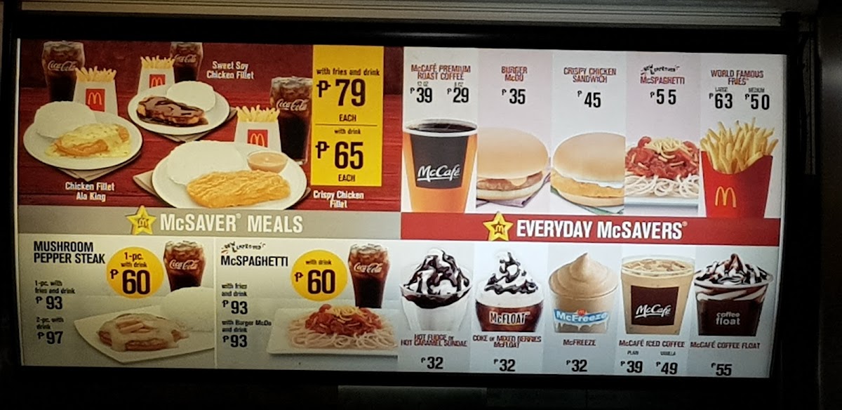 McDonald's Photo Menu 6