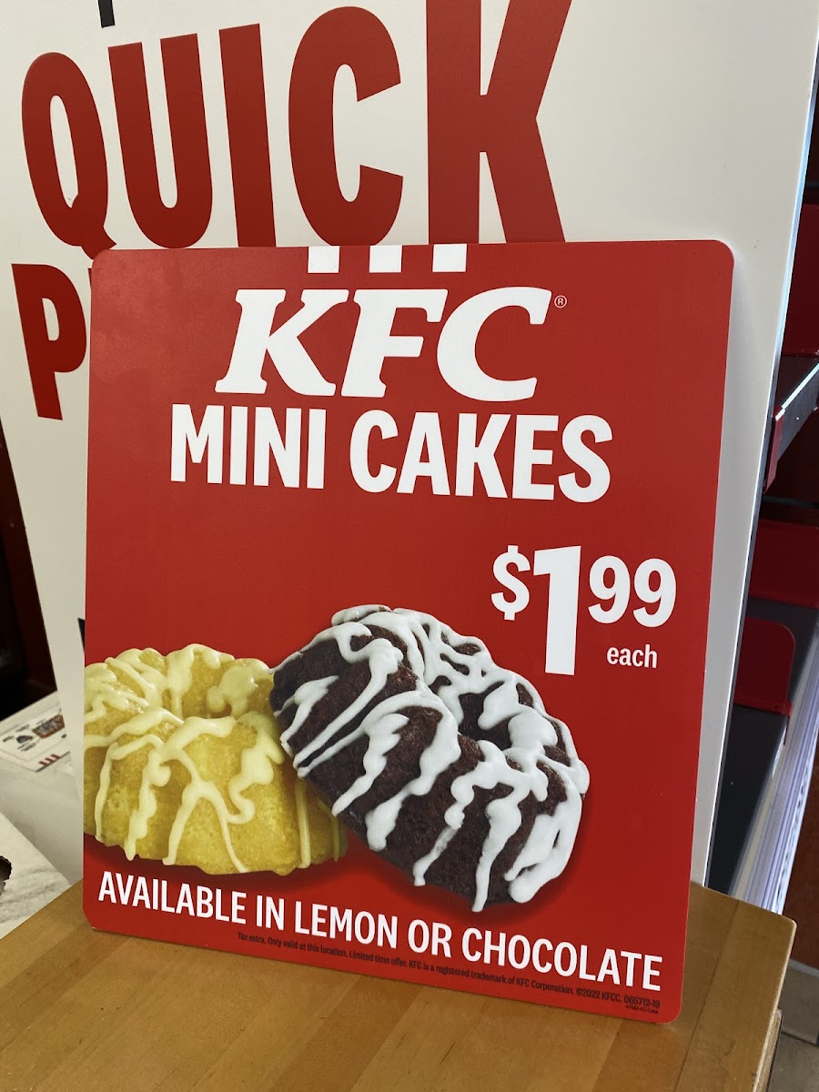 KFC Photo Menu 2