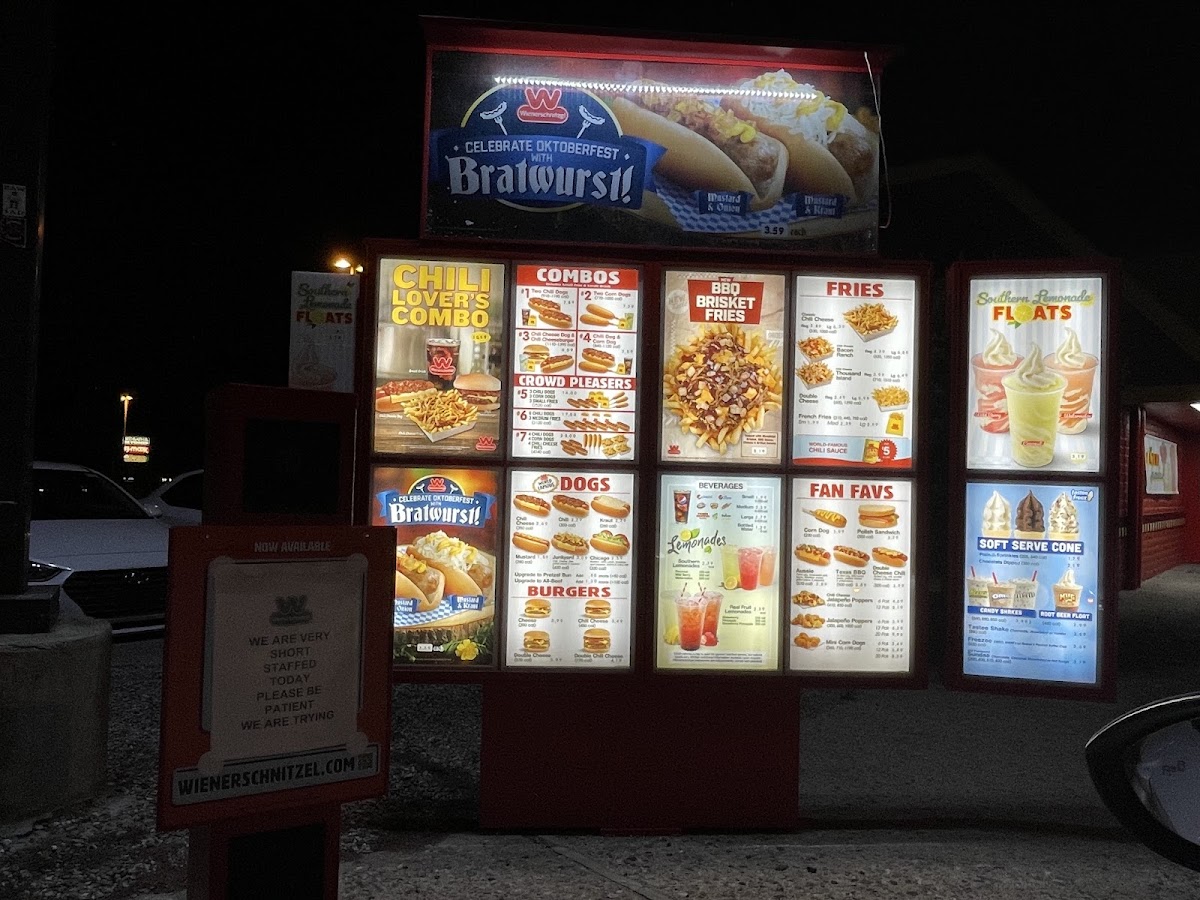Wienerschnitzel Photo Menu 2