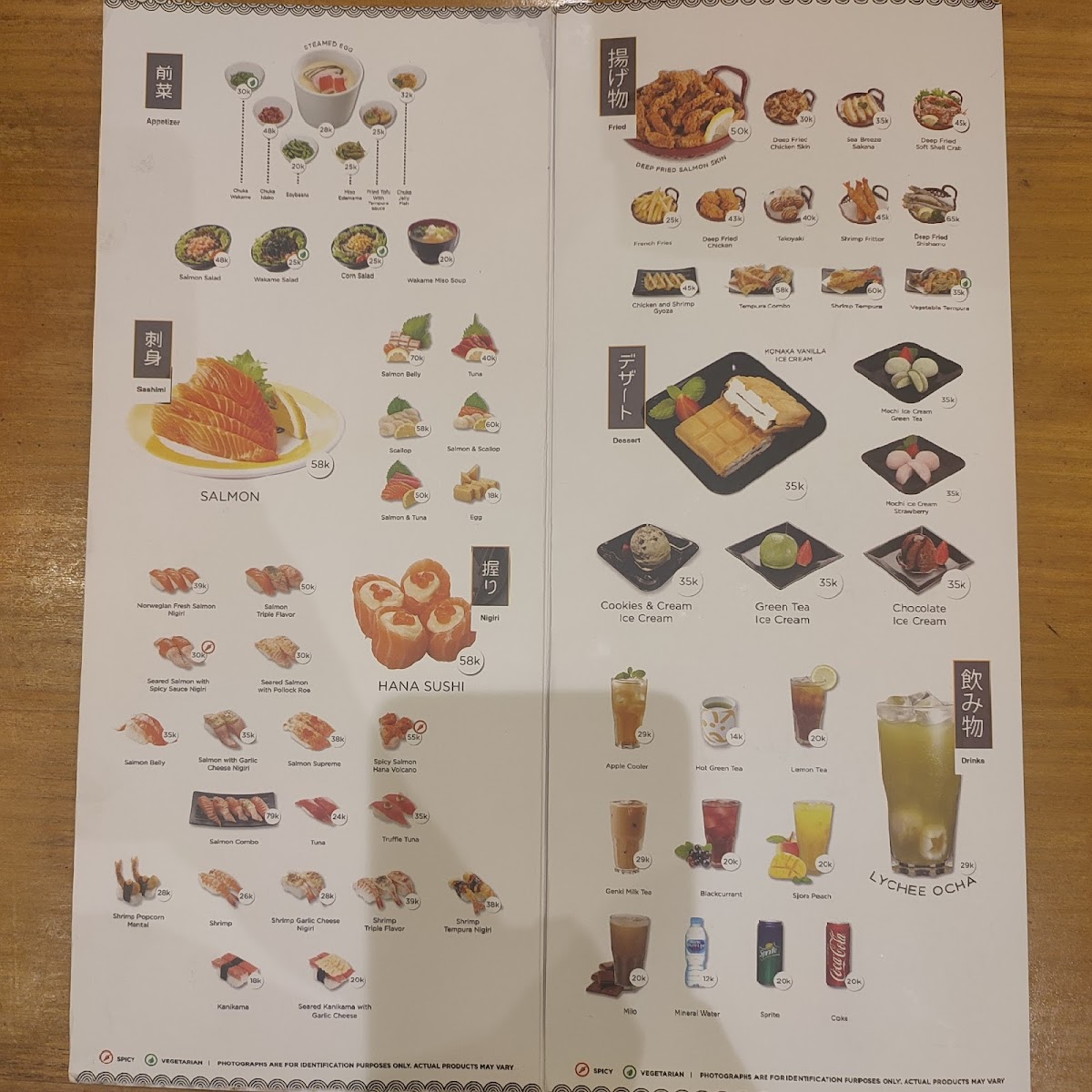 Genki Sushi Photo Menu 10