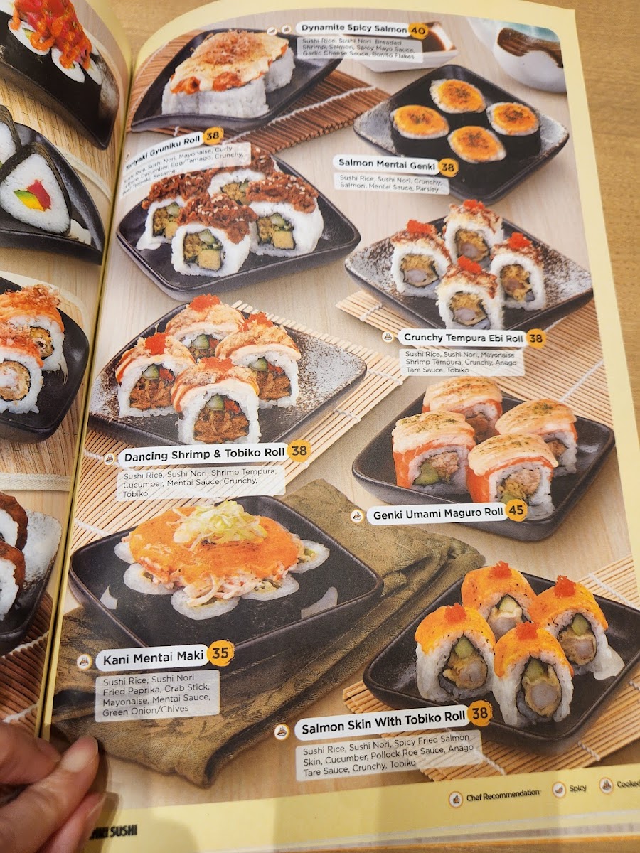 Genki Sushi Photo Menu 5