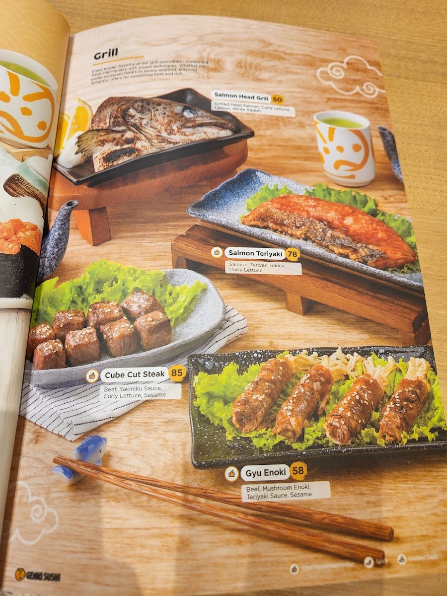 Genki Sushi Photo Menu 6