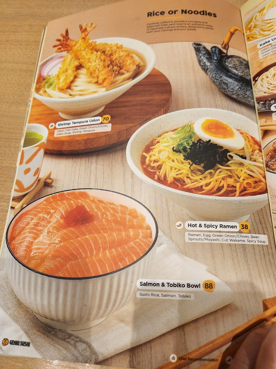 Genki Sushi Photo Menu 7