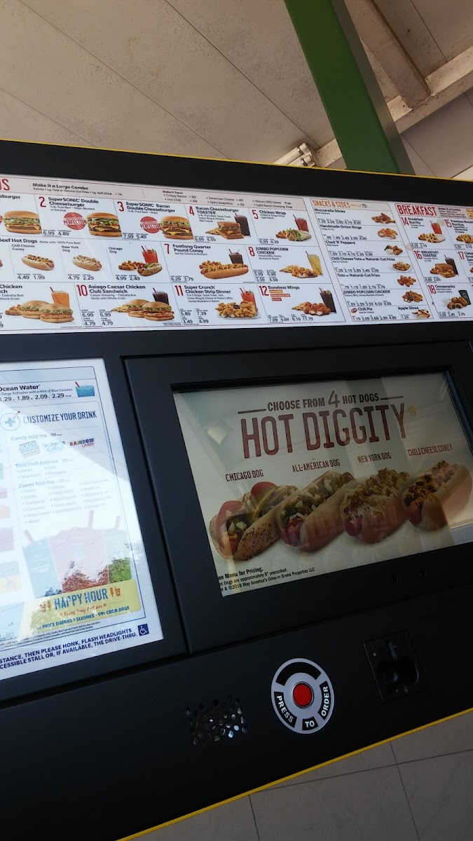 Sonic Drive-In Photo Menu 4