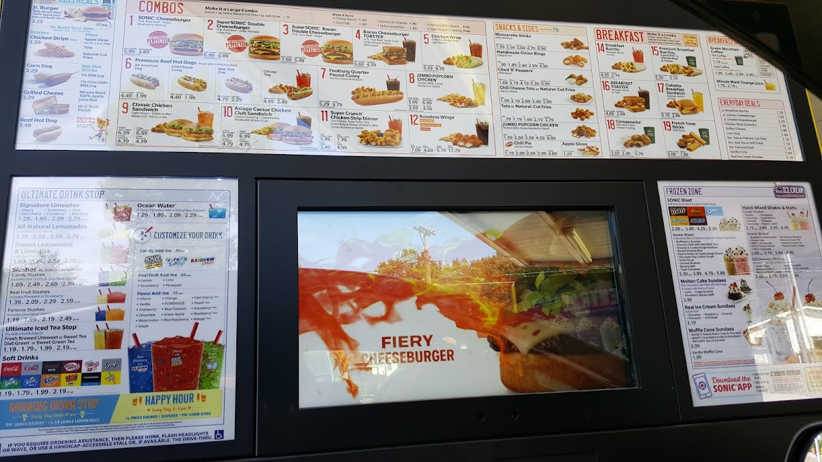 Sonic Drive-In Photo Menu 7