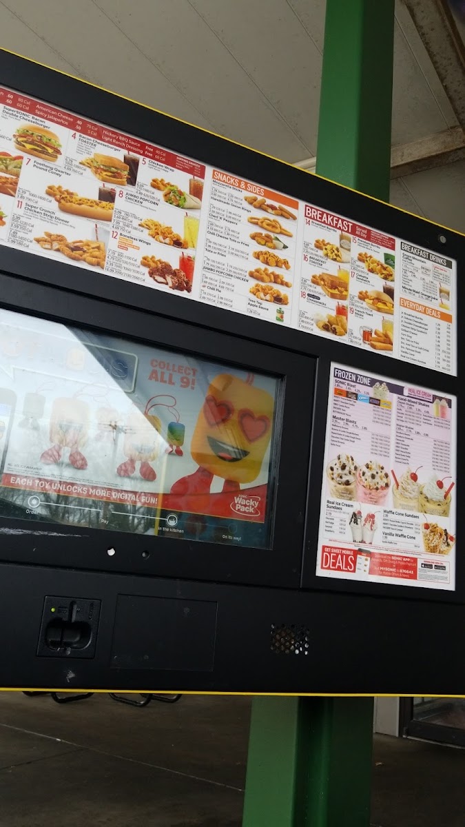 Sonic Drive-In Photo Menu 9