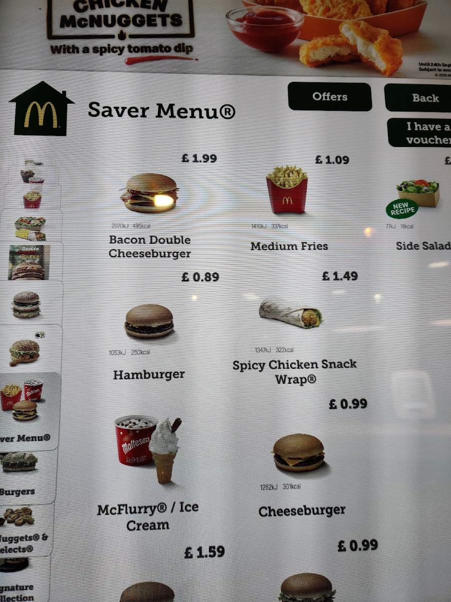 McDonald's Photo Menu 2
