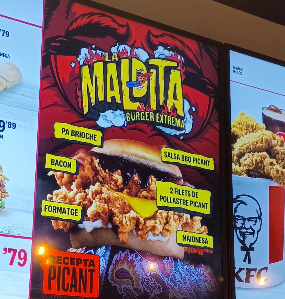 KFC Photo Menu 3