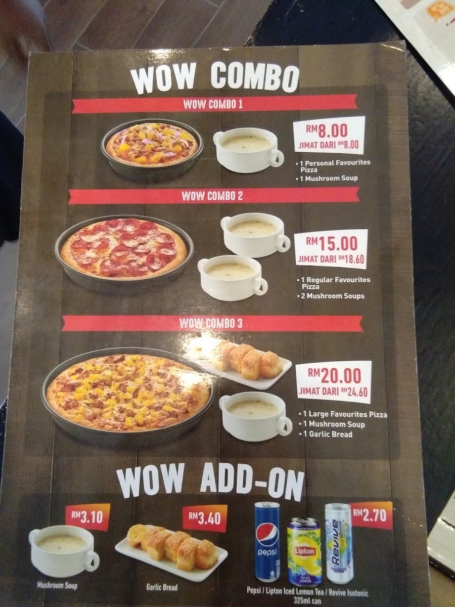 Pizza Hut Photo Menu 2