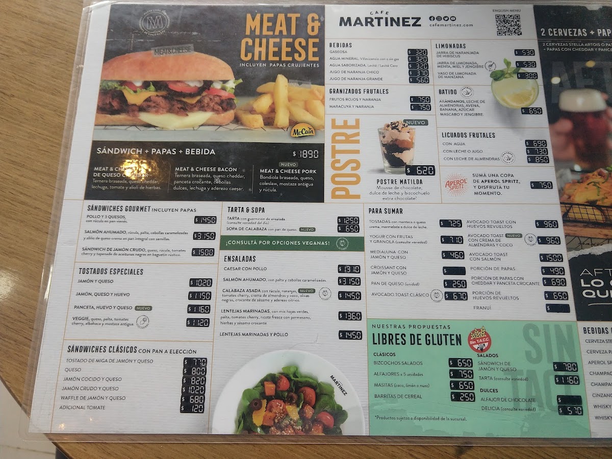 Cafe Martinez Photo Menu 2