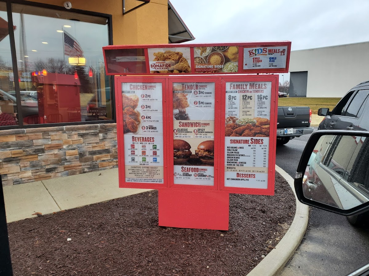 Popeyes Louisiana Kitchen Photo Menu 6