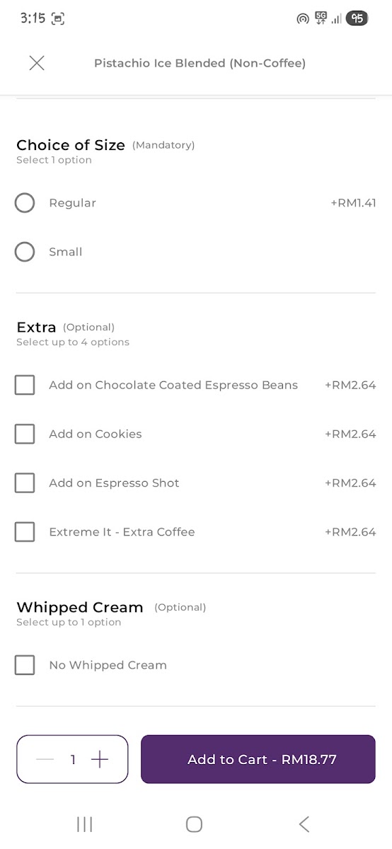 The Coffee Bean & Tea Leaf Photo Menu 1