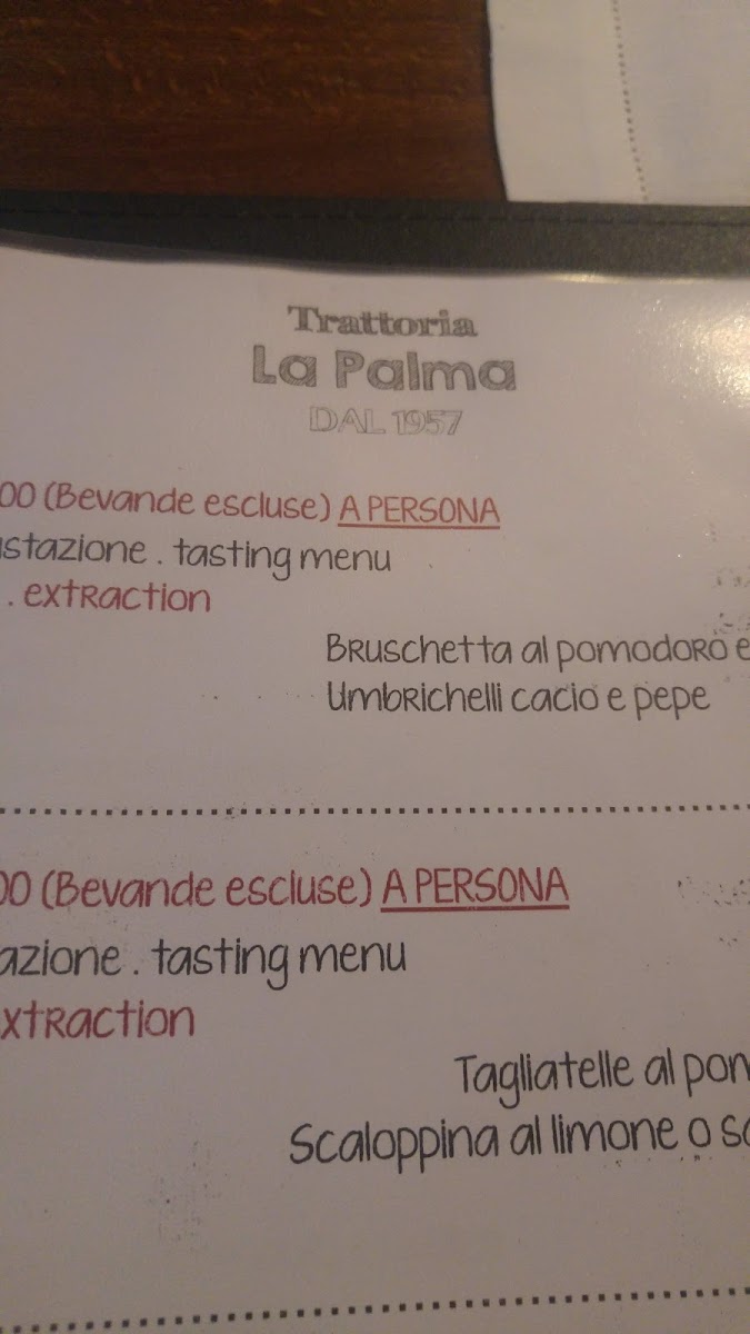 La Palma Photo Menu 1