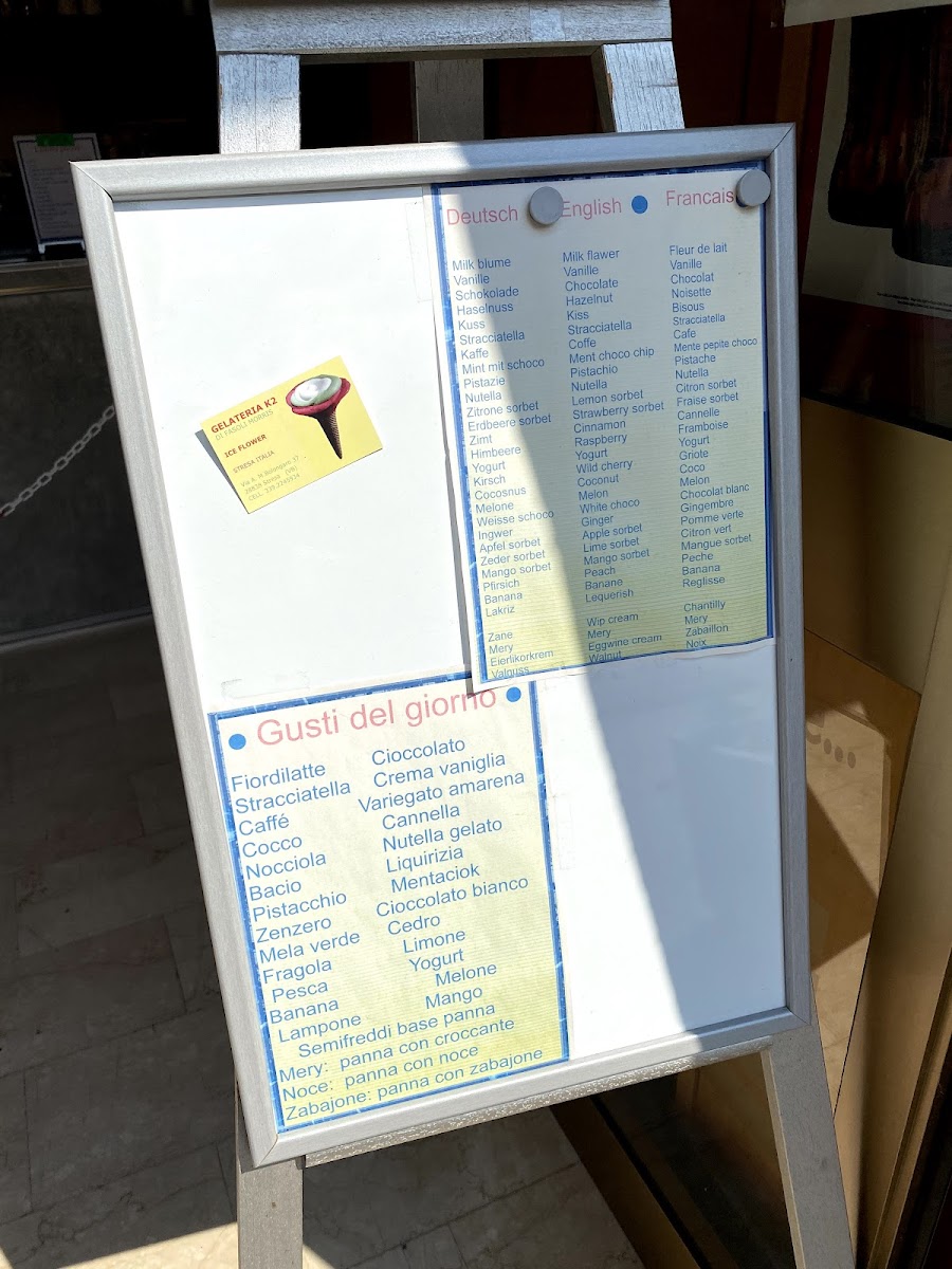 Gelateria K2 Photo Menu 4