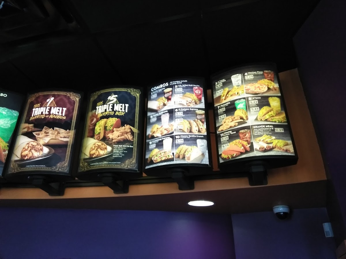 Taco Bell Photo Menu 4