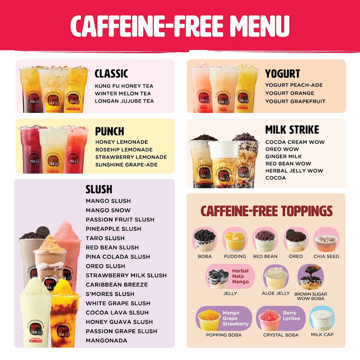 Kung Fu Tea Photo Menu 3