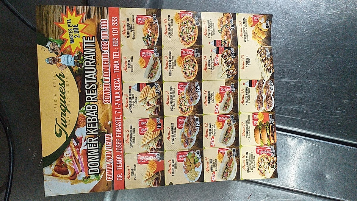 Burger King Photo Menu 1