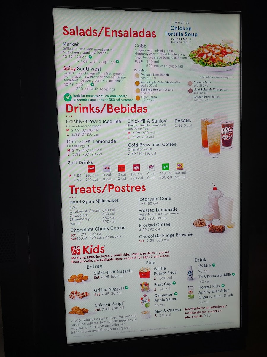 Chick-fil-A Photo Menu 1
