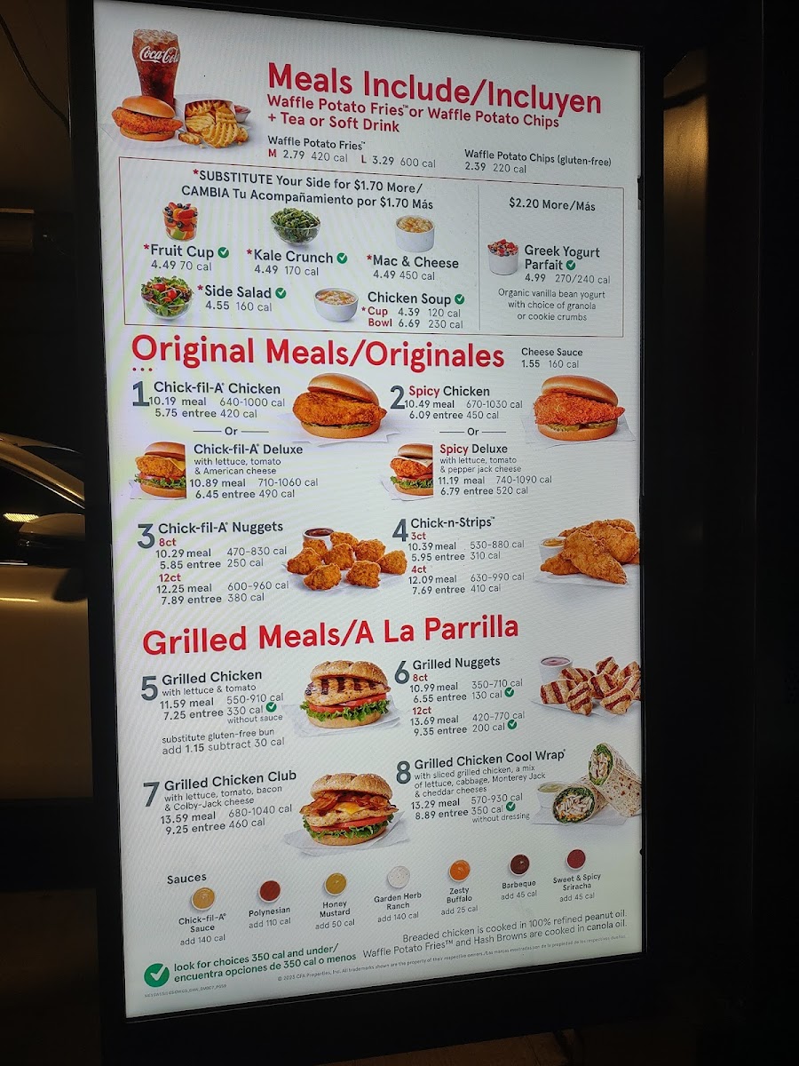 Chick-fil-A Photo Menu 2