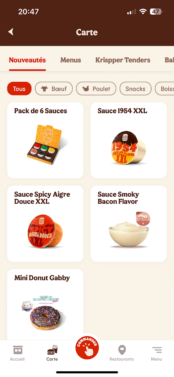 Burger King Photo Menu 1