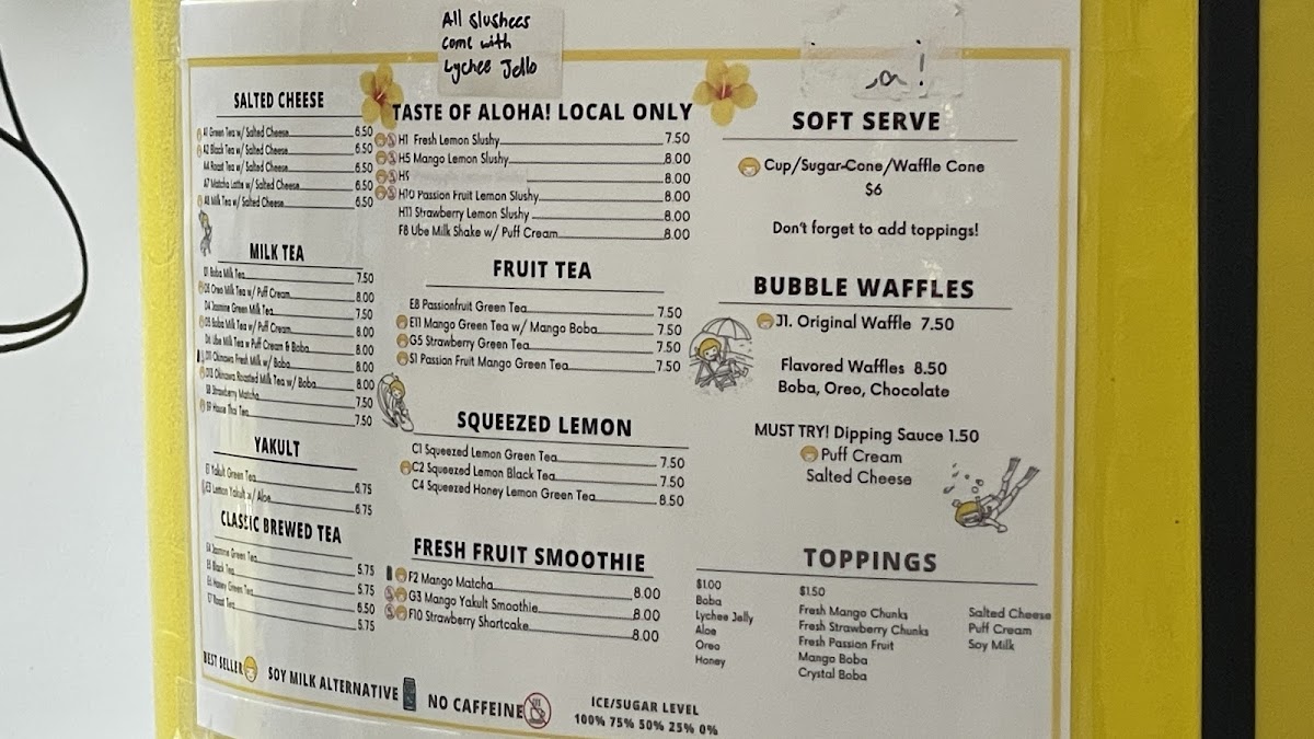 Happy Lemon Photo Menu 1