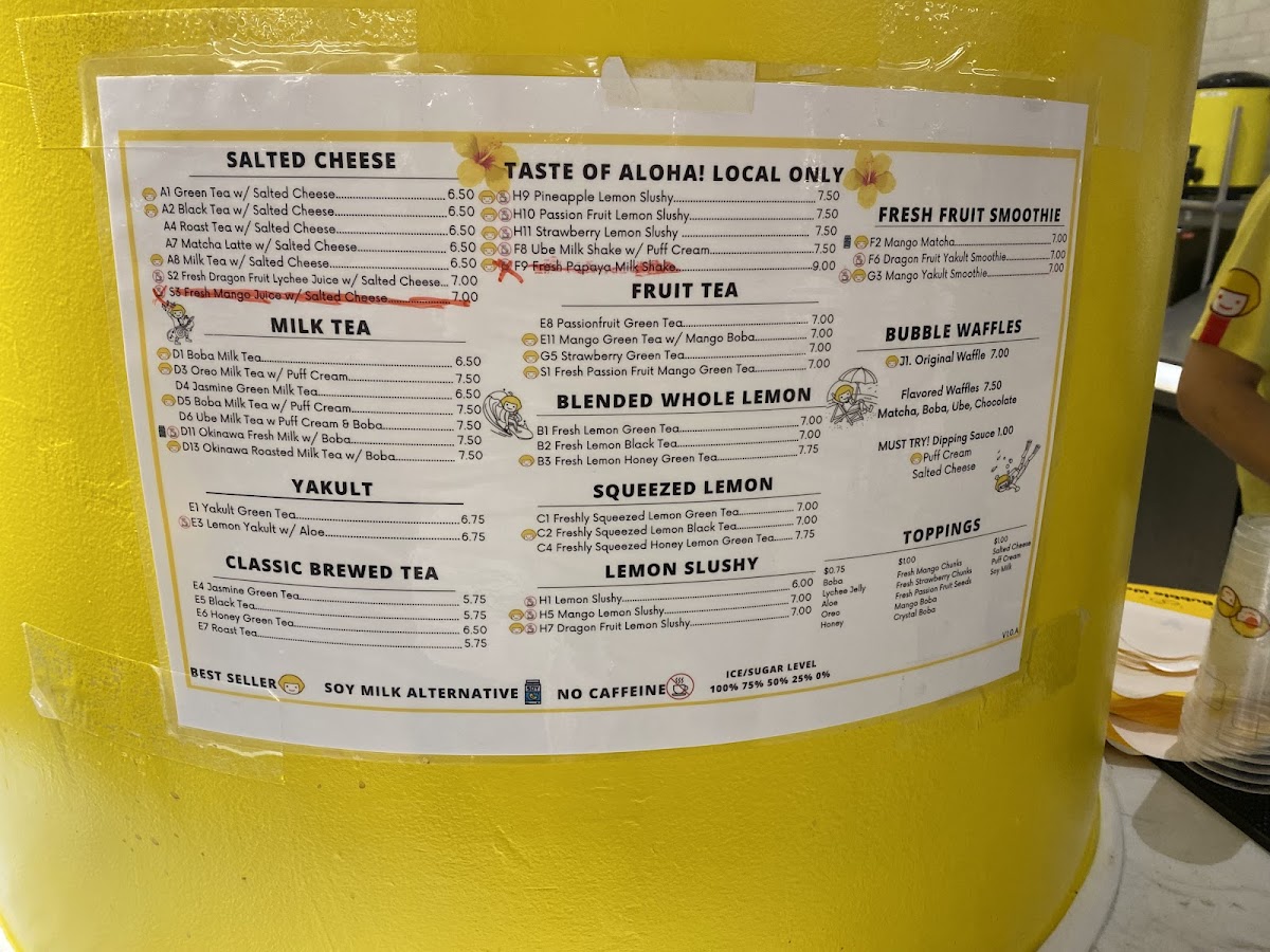 Happy Lemon Photo Menu 10