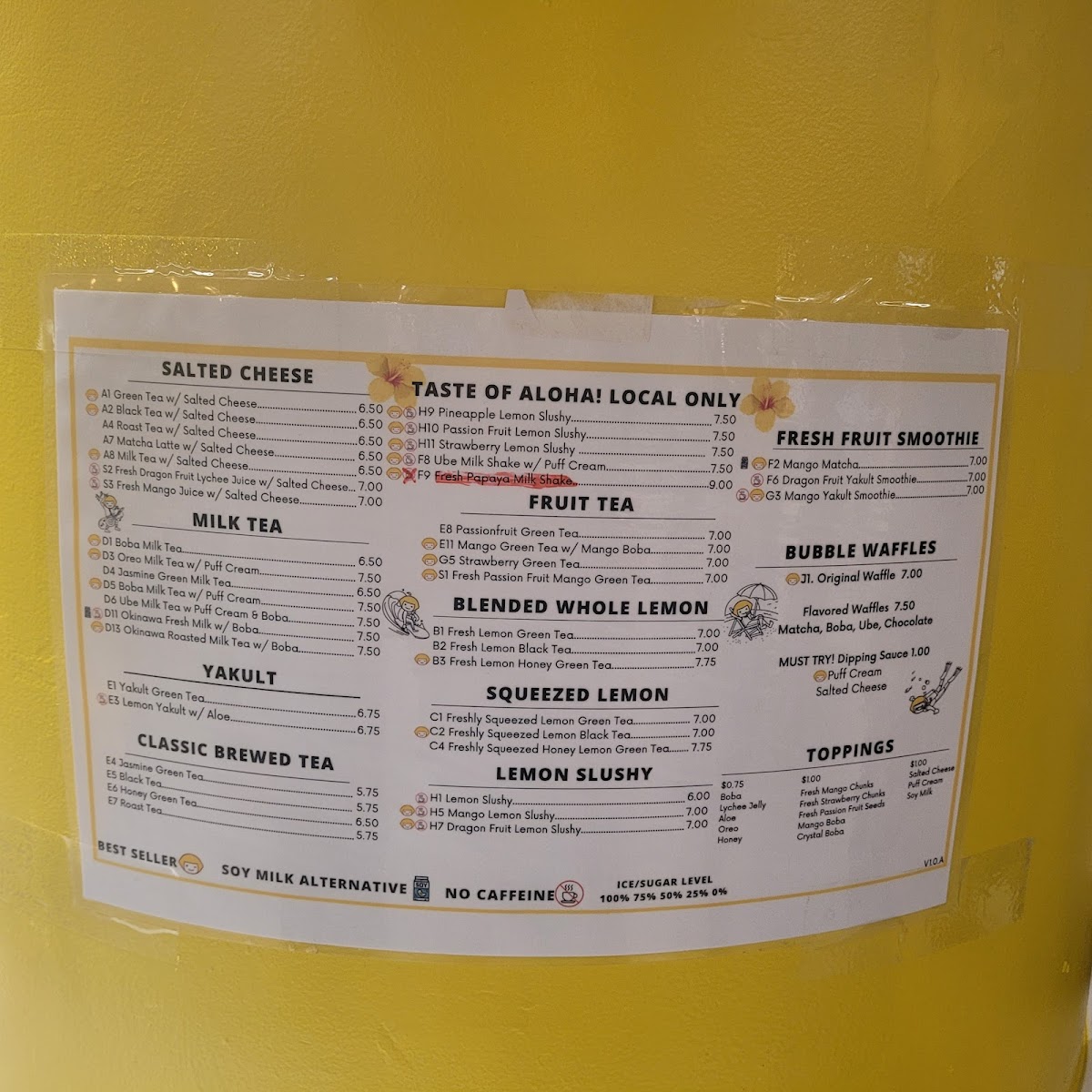 Happy Lemon Photo Menu 3