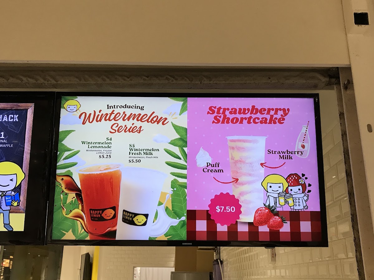 Happy Lemon Photo Menu 8