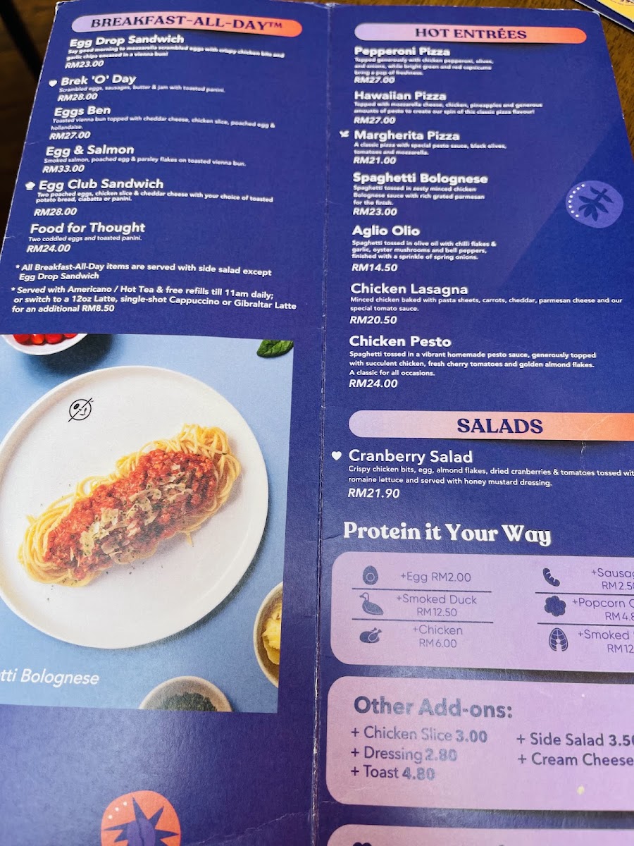 The Coffee Bean & Tea Leaf Photo Menu 1