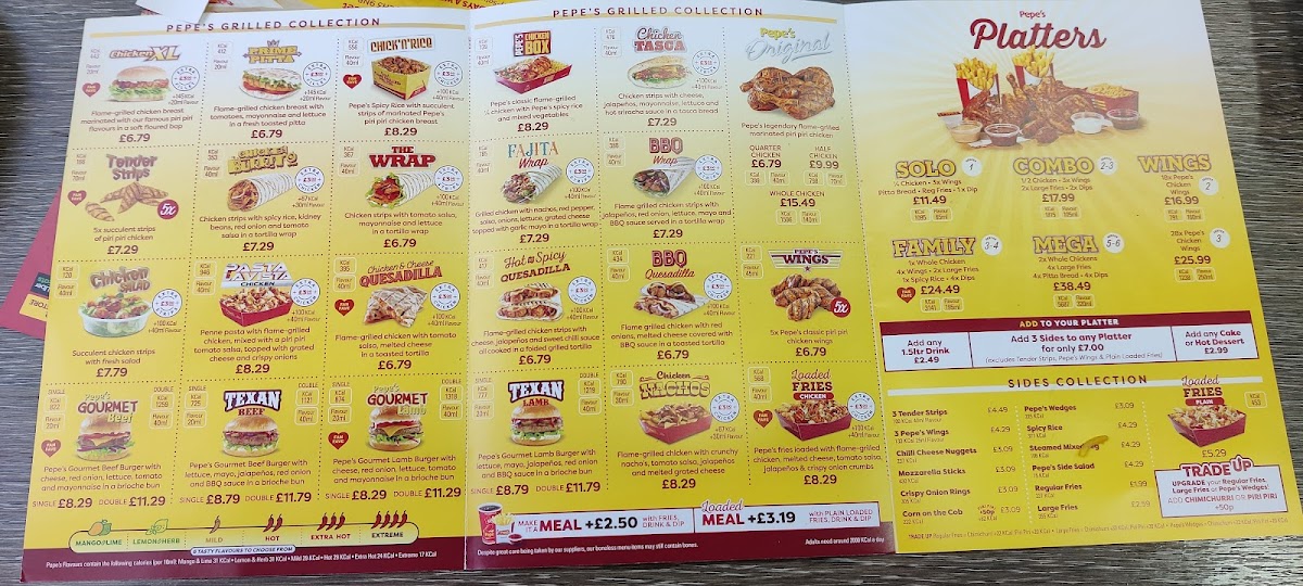 Pepe's Photo Menu 1