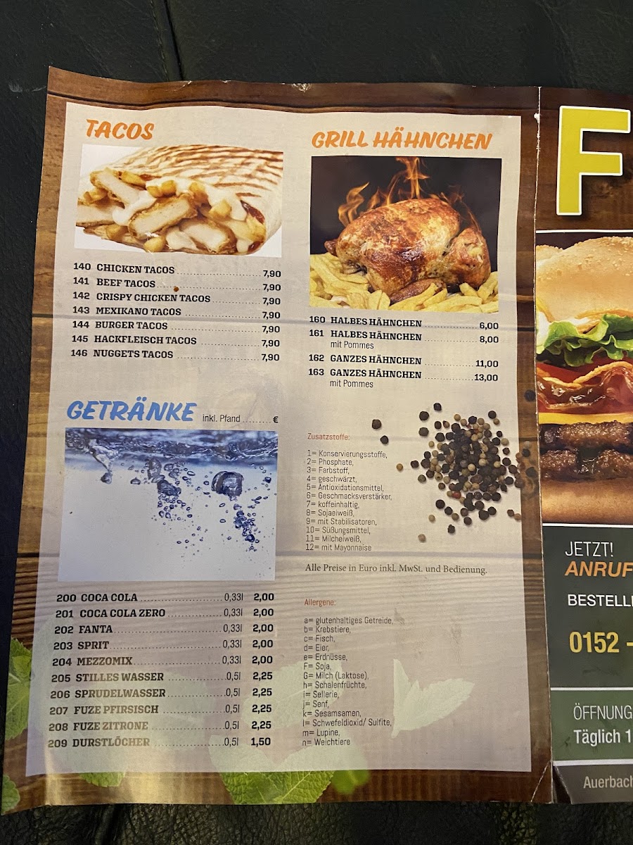 Fino Photo Menu 2