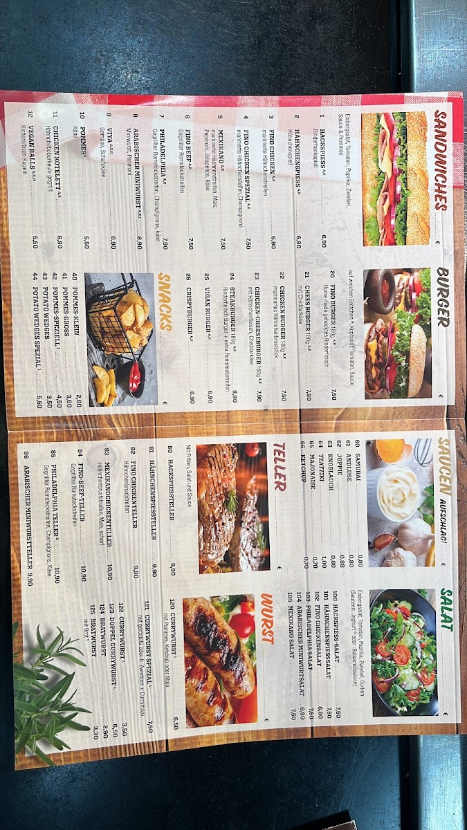 Fino Photo Menu 4