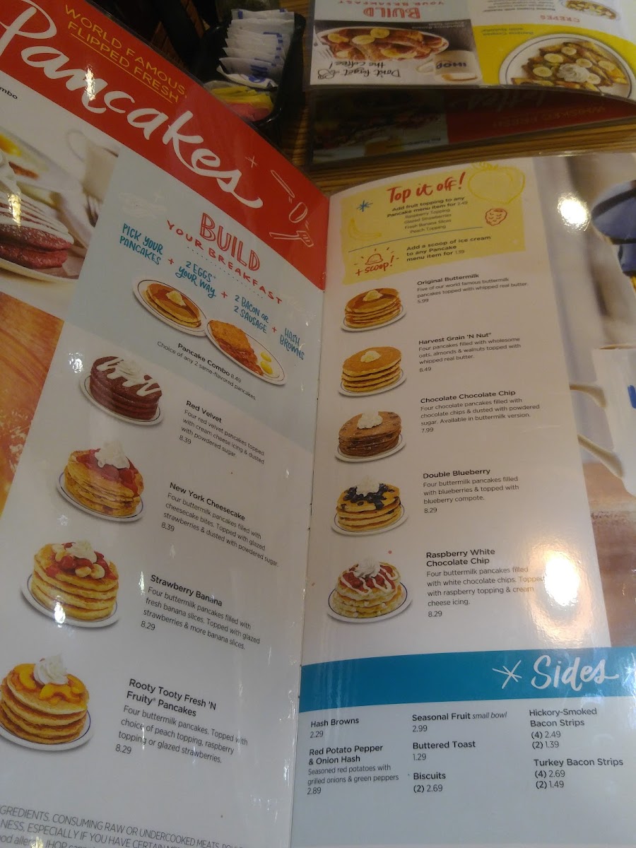 IHOP Photo Menu 4